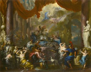Der Tod der Dido von Ottmar Elliger the Younger