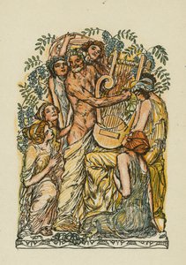 Anakreons Lieder (Farblithografie)