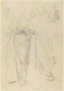 Studien von Männern in Togas