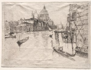 Eingang zum Canal Grande, Venedig von Otto H. Bacher