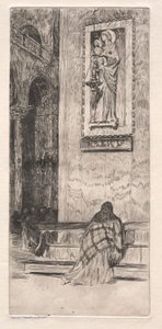 Radierungen von Venedig: St. Markus, 19. Jahrhundert von Otto H. Bacher