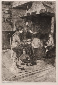 Radierungen von Venedig: Die Spitzenmacherinnen von Otto H. Bacher