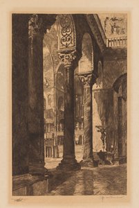 Innenansicht von St. Markus, Venedig von Otto H. Bacher