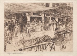 Alter Markt, Florenz von Otto H. Bacher