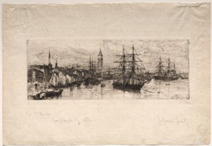Schiffe und der Dogenpalast, 1880