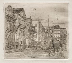 Südwestecke, öffentlicher Platz, Cleveland, 1878 von Otto H. Bacher