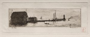 West Pier, Cleveland von Otto H. Bacher