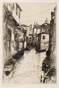 Ein Kanal in Venedig, ca. 1880-82