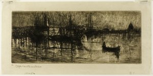 Regennacht von Otto Henry Bacher