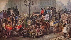 Szene am Ludgate Circus