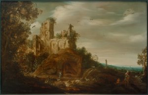 Landschaft von Otto Marseus  van Schrieck