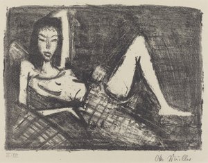 Mädchen auf dem Kanapee