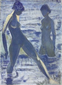 Badende, ca. 1927 von Otto Mueller