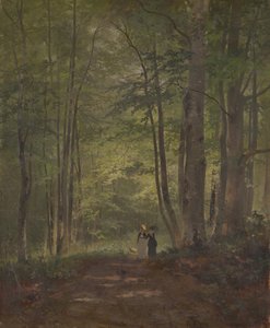 Waldinneres mit Staffage von Otto Seitz