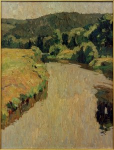 Lahn bei Cölbe von Otto Ubbelohde