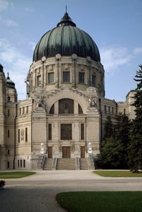Ansicht des Familiengrabes von Otto Wagner von Otto Wagner