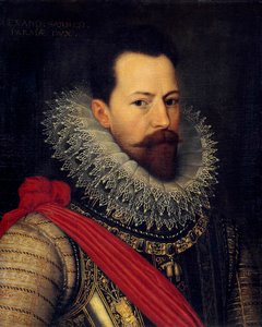 Porträt des Condottiere Alexander Farnese, Herzog von Parma, Gouverneur der Niederlande (1545-1592) von Otto van Veen