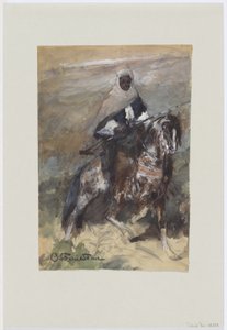 Reitender Beduine von Otto von Faber du Faur