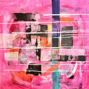 Lebendiges Pinkes Abstrakt