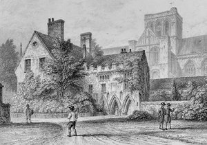 The Deanery Winchester, um 1830