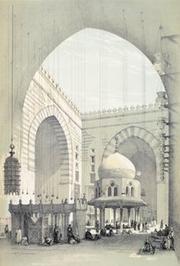 Innenansicht der Moschee des Sultan Hasan in Kairo von Owen Jones