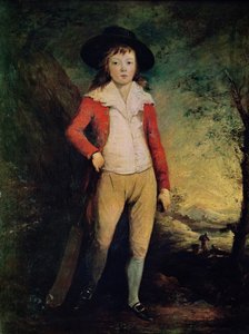 Porträt von William Seward mit einem Kricket-Schläger, um 1788-91