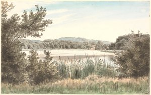 Hundesee auf Møn von P.C. Skovgaard