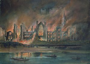Brand im Houses of Parliament, 16. Oktober 1834