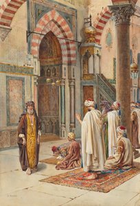Muslime beim Gebet, späte 1800er - frühe 1900er
