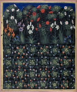 Garten aus Regia Carmina von Convenevole da Prato von Pacino di Buonaguida