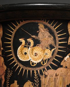 Detail eines lukianischen Kelchkraters, ca. 400 v. Chr. von Painter Policoro