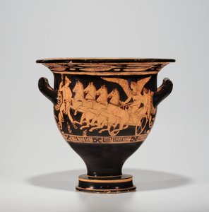 Attischer rotfiguriger Glockenkrater, ca. 390-370 v. Chr. von Painter of London F64