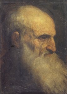 Kopf eines Mannes (Vorderseite), ca. 1588-90