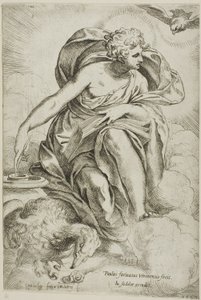 Sankt Johannes der Evangelist von Paolo Farinati