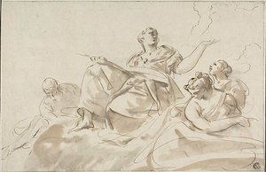 Allegorische Figuren von Paolo Pagani