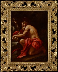 Der heilige Hieronymus in der Wüste, ca. 1700 von Paolo Pagani