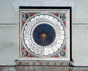 Zifferblatt mit Köpfen von Propheten von Paolo Uccello