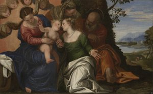 Die mystische Hochzeit der Heiligen Katharina von Alexandria von Paolo Veronese