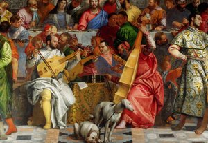 Das Hochzeitsfest zu Kana (Detail) von Paolo Veronese