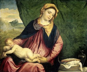 Madonna mit schlafendem Kind