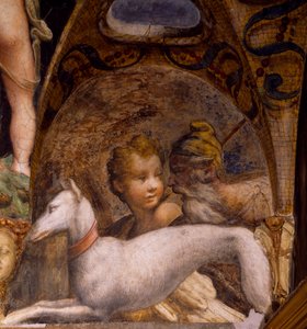 Hund und Jäger (aus dem Mythos von Diana und Aktäon)