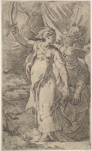 Judith, frühes 16. Jahrhundert von Parmigianino