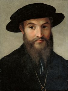 Porträt eines bärtigen Mannes von Parmigianino