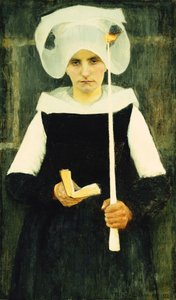 Bretonin beim Pardon, 1888 von Pascal Adolphe Jean Dagnan Bouveret