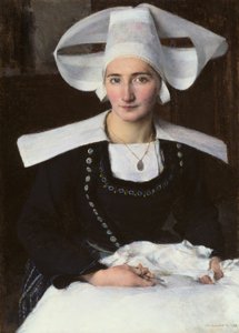 Frau aus der Bretagne von Pascal Adolphe Jean Dagnan Bouveret
