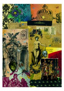 Romantische Barock-Collage