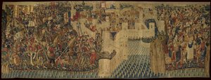 Wandteppich von Pastrana, Ende 15. Jahrhundert von Pasquier (workshop of) Grenier