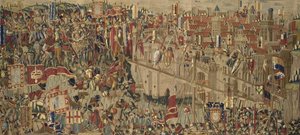 Die Pastrana-Teppiche, Herstellung von Tournai, wahrscheinlich aus der Werkstatt von Passchier Grenier, ca. 1471 - 1475 von Pasquier (workshop of) Grenier