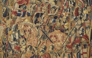 Die Pastrana-Teppiche, Herstellung von Tournai, wahrscheinlich aus der Werkstatt von Passchier Grenier, ca. 1471 - 1475 von Pasquier (workshop of) Grenier