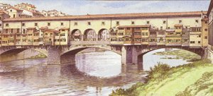 Die Ponte Vecchio in den 1970er Jahren